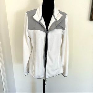 Danskin white fleece jacket